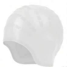 1pc Plus Size Silicone Swim Cap With Ear Protection, High Elasticity Waterproof Swim Cap For Long Hair Adults, Unisex - Multicolor - View 8