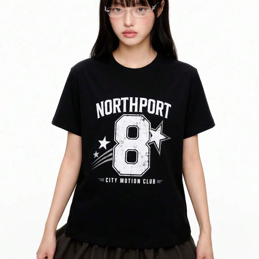 Women T-Shirts - Black - View 1