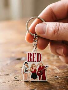 asmodee Cute New Singer Metal Keychain Pendant. Decorative Accessory For Bags, Car Accessories, Couples' Pendants, Acrylic Keychains, Car Rearview Mirror Decorative Pendants, Decorative Bags, Backpack Pendants, Clothing Pendants, Fashionable Accessories. Gift For Relatives And Friends. - Multicolor - View 4