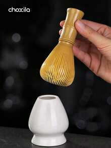 choxila 1pc Reusable Resin Matcha Whisk, Traditional Matcha Whisk, Plastic Matcha Stirring Stick, Green Tea Brush, Japanese Tea Whisk, Dishwasher , Easy To Clean, Matcha Whisking Tool Tea Set Accessory - Tea Whisk - View 6