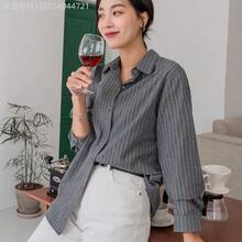 Women Blouses & Shirts - Gris Oscuro - 查看 4