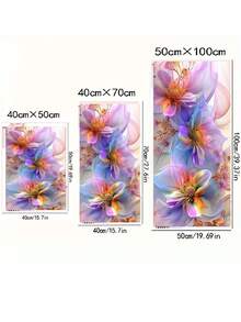 1pc Diamond Art Set, Beautiful Floral Theme Pattern, 5D Diamond Painting Kit, Gift Diamond Mosaic, Suitable For Adult Beginners Stress Relief Handmade Diamond, Diamond Art Set Round Full Diamond, Dot Diamond DIY, Birthday Gift, Perfect For Home Decor And Room Wall Decor - round diamond - View 7