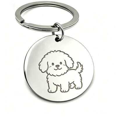 Everyday Pet Accessories, Minimalist Stainless Steel Dog Tag ID Pendant, Fashionable Charm To Decorate Collar, Lightweight And Compact, No Burden For Activity And Home Raising, Versatile Hanging Accessory