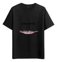 Muscle Freaks No Limits Bass Fishing Style T-Shirt - Black - View 6