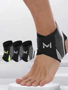 1pc/2pcs Unisex Daily Sports Ankle Support Compression Ankle Sleeve, 1mm Ultra-Thin Ankle Protector For Fitness, Weightlifting, Yoga, Hiking, Basketball, Baseball - Multicolor - View 2