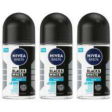 Nivea Men Black  White Invisible Fresh Roll-On Antiperspirant Deodorant, 50 Ml - Scent Type default - View 2