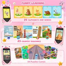 Kids Smart Phone Toy, 48 Megapixel 1080P Jigsaw Puzzle Game Camera Video Flashlight Multifunctional Kids Cell Phone For Boys And Girls Kids Christmas Birthday Gift - 彩色 - 查看 5