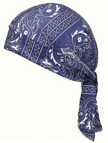 1pc Paisley Pattern Tie-Dye Bandana, Motorcycle Riding Cooling Liner, Unisex Outdoor Sports Breathable Quick-Dry Elastic Headwear, Windproof Face Mask - Multicolor - View 6