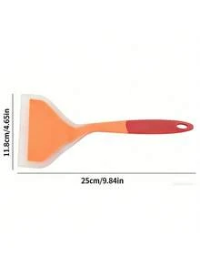 1 buah Spatula Silikon Multifungsi, Tersedia Berbagai Warna - Anti Lengket, Tahan Panas, Cocok untuk Memasak, Mengaduk, dan Menggoreng. Cocok untuk Pancake, Steak, dan Masakan Lainnya. Ini adalah alat dapur yang tahan lama dengan desain pegangan ergonomis dan tampilan yang stylish. - Spatula steak - View 3