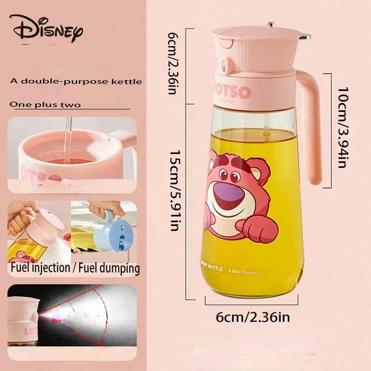 Disney 2合1噴油瓶，大容量玻璃噴油瓶，廚房用噴油器 - 查看 10