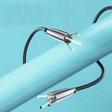 1pc Kitchen Drain Clog Remover, Spring Design Press Handle Grabber, 200cm Pipe Unclogger, S-Shaped 4-Claw Grabber Suitable For Various Complex Pipes, Clears Hair/Kitchen Waste, Prevents Water Accumulation And Mosquitoes, Suitable For Kitchen/Bathroom/Bathtub/Toilet - Drain Cleaner - Avocado - View 7