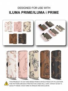 1PC For IQOS ILUMA ONE/ILUMA I ONE/New Iluma I One/ILUMA/ILUMA I /ILUMA PRIME/Iluma I Prime 20 HeatSticks BoX Series Protective Case, Fashionable Minimalist Cartoon Pattern Portable Storage Leather Sleeve, Full Protection Anti-Drop Anti-Fingerprint Wear-Resistant High-End Texture Hard Shell Soft Leather Dual Protection, Perfect Gift Choice, High-End Protective Shell, Unisex Fashion Accessory, Fashionable Patchwork Personalized Appearance Decoration, Business Casual Versatile Style, Precise Hole Position Perfect Fit, Couple Style Unisex, Iqos Series Dedicated Protective Shell, TEREA Storage Box - Brown Bear - View 11