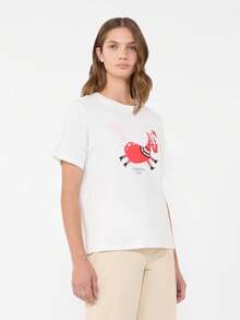 Women T-Shirts - White - View 3