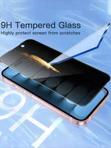 BOLLYMORE 3pcs Tempered Glass Privacy Screen Protector, Made Of Tempered Glass Material, High Hardness Anti-Scratch, Anti-Shatter, Clear Imaging, Perfect Fit For Phone Cases, Compatible With IPhone 17E/17 Pro Max/17 Pro/17 Air/17/16 Pro Max/16 Pro/16 Plus/16/15 Pro Max/15 Pro/15 Plus/15/14/13/12 And Other Models - 3pcs-privacy - View 6