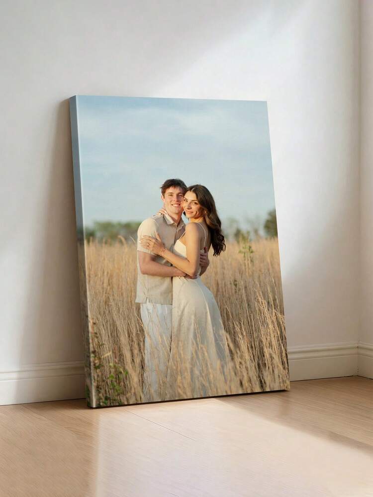 1pc Customizable Printed Canvas, Personalized Large Poster With DIY Frame Or Just Canvas, Suitable For Mother's Day Gift/Home Decor/Halloween Decor/Wall Decor/Wedding Or Home Decor Gift For Friends And Family, Can Customize Portraits, Landscapes, Cute Pets And Daily Life Images - Multicolor - View 6