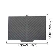 Non-Slip Silicone Kitchen Mat With Drainage Groove, Can Be Used As Sink Countertop Draining Mat, Quick Drying Pot And Pan Holder, Heavy Duty Countertop Protector - Multicolor - View 8