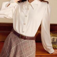 Women Blouses & Shirts - 白色的 - 查看 4