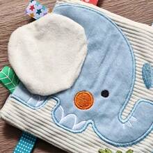 Mainan Gajah Edukasi Dini untuk Bayi, Tahan Sobek, Dilengkapi Gigitan, Desain Jepit untuk Mencegah Hilang, Interaksi Orang Tua-Anak, Pengenalan Hewan Kartun, Hadiah Sensorik Multifungsi - MultiWarna - View 4