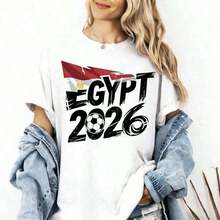 Classic Ivory World Cup 2026 Fan Shirt, Football Lover's Shirt With Ivory Flag, 2026 World Cup Fan Shirt, Gift For The Ivory National Team. Size, Summer Tops. Suitable As A Gift. Women's T-Shirt. Elegant Blouses. Boho Chic. Exquisite Printed T-Shirt. Summer Tee - 白色 13 - 查看 7