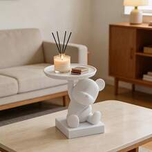 1pc Matte Polar Bear Shaped Storage Tray, Exquisite Craftsmanship, Durable Paint, Suitable For Storing Small Jewelry And Miscellaneous Items, Perfect For Entryway And Desk Decor, Warm And Healing, Both A Decorative Ornament And A Great Housewarming Or Birthday Gift - One Size Fits All - View 1