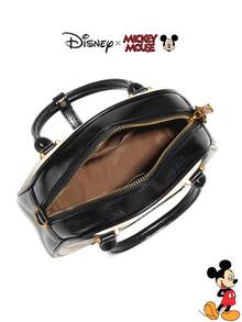 Disney 迪士尼官方正版復古米老鼠時尚女款保齡球包，適合日常通勤、購物、生日禮物 - 彩色 - 查看 11