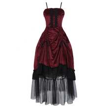 Stage Dance Wear - Red (with a Headdress) - View 2