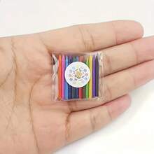 Dollhouse Mini Crayons - Realistic Painting Box, Studio Scene Painting Box, Dollhouse Decoration - Mini Crayons - View 7