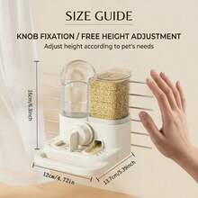 2-In-1 Automatic Bird Feeder & Waterer (Cage Version), Hanging Style Parrot Food & Water Dispenser Set (Includes Perch), Suitable For Cockatiel, Parakeet, Lovebird, Canary And Other Caged Birds - one-size - View 5