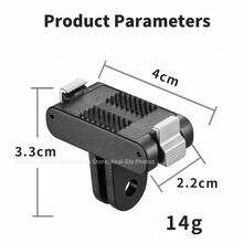 Magnetic Quick Release Base Adapter Buckle For Action6/NANO Action Camera, Tripod, Selfie Stick Accessories - View 2
