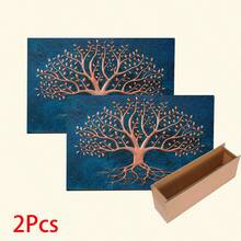 1件生命之樹圖案印花矽膠地毯，易於清潔，3D印花長方形，適用於玄關、客廳、廚房、臥室、走廊、浴室、洗衣房 - 聚酯纖維地毯，適用於室內外家居裝飾 - 彩色 - 查看 12