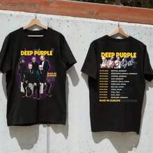 Deep Purple Mad In Europe Tour 2026 T-Shirt - Black - View 1