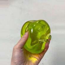 New Large Crystal Apple Squishy Squeeze Toy Ball, Ultra Soft Smooth Surface With Thin Skin And Strong Plasticity, Premium Cream-Like Viscous Hand Feel Decompression Toy, Tactile Sensory Fidget Toy For Relaxation And Pressure Relief, Perfect Creative Desktop Ornament For Home Bedroom Office Decor, Practical Leisure Hand Play Toy For Teens And Adults, Ideal Novelty Present For Birthday Holiday Party And Daily Gifting - 水晶麥芽糖 - 查看 5