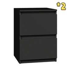 小型 30x30x40cm 床邊桌 附 2 個抽屜，4 色多用途收納床頭櫃，省空間臥室家具，適合小空間，穩固耐用，可用於整理配件、衣物及日常用品 - 彩色 - 查看 18