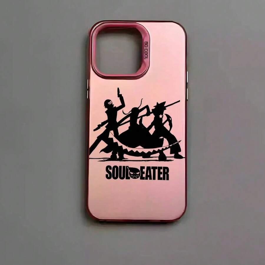 Cool Fishion S-Soul Eater Phone Case For IPhone 17 16 15 14 13 12 11 Pro Max Air, Multicolor, Matte, Metallic, With Aurora Laser Effect - z10 - 查看 1