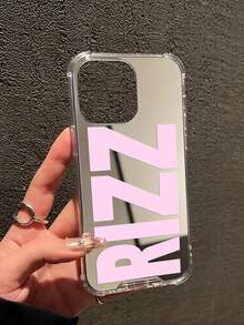 "RIZZ" 字母鏡面手機殼，相容於 與 Galaxy - 彩色 - 查看 5