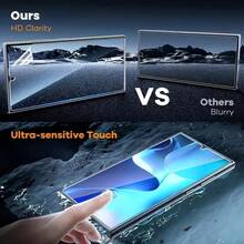 5片裝高清晰水凝膜螢幕保護貼,適用於Galaxy S26 S25 S24 S23 Ultra Plus S21 S20 FE S22+S20+ S23+ Note 20 Ultra 20,易於安裝,防刮,全覆蓋,柔軟水凝膜 - 無色 - 查看 10