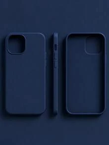 VRNOEI 1 peça Capa de telemóvel de luxo, compatível com iPhone 17 Air 16 15 14 13 12 11 Pro Max Plus | Capa protetora ultra-fina e à prova de choques | Telemóvel - Klein azul - Ver 2