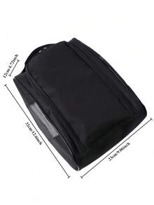 Bolsa de almacenamiento portátil para zapatos de golf con asa, bolsa de zapatos deportivos con bolsillo de malla lateral, gran capacidad, bolsa de zapatos de mano para hombres y mujeres para golf, fútbol, baloncesto, natación, fitness, camping, viajes, ideal para actividades al aire libre, accesorios de golf, accesorios de viaje - Multicolor - Ver 10