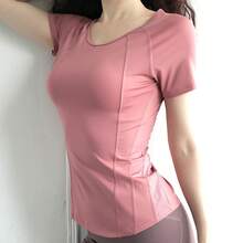 Women Sports Tees & Tanks - Pink - View 3