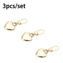 3Pcs Heart-Shaped Zipper Pulls, Universal Zipper Replacement Sliders Suitable For Jackets, Backpacks, Handbags, (Multi-Color Options) - Multiple Styles - View 13