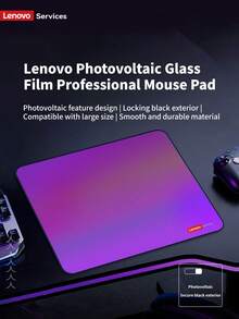 Lenovo Fantasy Color Gaming Mouse Pad 360*300*3mm, Waterproof Edged Gaming Mouse Pad, RGB Gradient Desktop Pad, Smooth Office Computer Mouse Pad - View 2