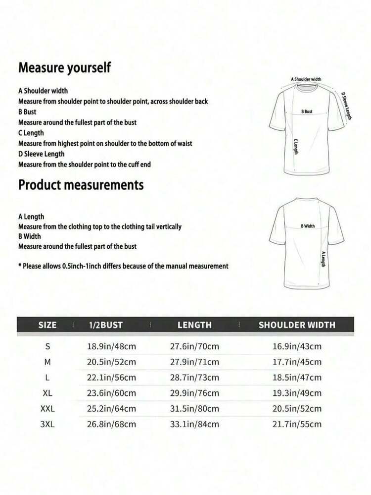 Women's Summer T-Shirt In European And American Style With Short Sleeves | Round Neck, Printed, Fashionable Street Style, Versatile, Casual, Comfortable Top, For All Seasons, Graphic Pattern - đen 1 - Xem 6