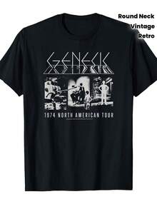 Men T-Shirts - 黑色 - 查看 2