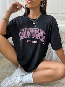 Women T-Shirts - Black - View 1