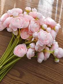 6 piezas de flores de peonía amarillas artificiales de 11.8 pulgadas, peonía y rosa artificiales, rosa falsa, mini peonía amarilla de seda, flores artificiales a granel para ramo de boda, decoración de mesa, despedida de soltera, decoración de habitación, decoración de otoño, arte de pared de sala de estar, decoración de Halloween - Multicolor - Ver 7
