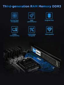 EAGET DDR3 8GB 1600MHz 1.5V 桌上型電腦記憶體 高效能穩定 適用辦公與遊戲 - 查看 4