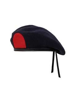 1pc British Style Military Beret, Wool Stiff Shaping Design, Unisex Versatile Warm Casual Wear For Holidays And Daily Use - Beret - View 5