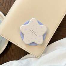 1pc INS Style Five-Pointed Star Magnetic Phone Holder, Strong Adsorption, Korean Fresh Contrast Color, Suitable For MagSafe Magnetic Adsorption Telescopic Airbag Holder, Cute Star Magnetic Phone Stand Compatible With Various Brands - Multicolor - View 7