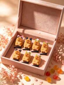 10Pcs Capybara Hair Clips Kawaii Cartoon Capybara Clips Festival Rave Sprouts Funny Decorative Hair Accessories For Women Men Summer Holiday Party Props Decor,Cosplay, Everyday Wear, Photo Props, And Party Favors. - Multicolor - View 6