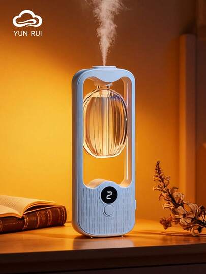 Luxury Aroma Diffuser Set, 7-Color Mood Light, 5-Mode Smart Display, USB Quick Charge Wireless, Wall Mount Or Desktop, Quiet Fragrance Diffuser For Home, Bedroom, Living Room, Bathroom, Office, Includes 6 Essential Oils, Air Purifier, Romantic Gift